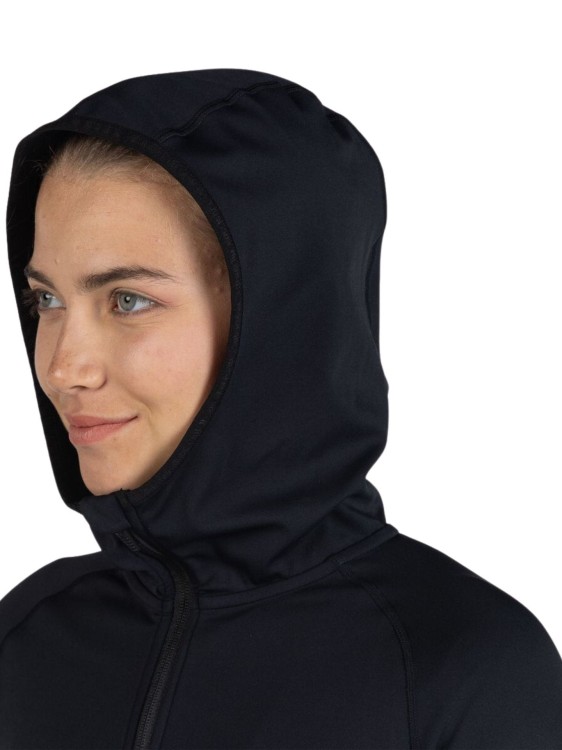 Kurtka damska z kapturem Rossignol Thin Midlayer czarna