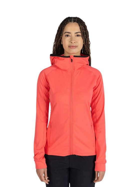 Kurtka damska z kapturem Rossignol Thin Midlayer różowy