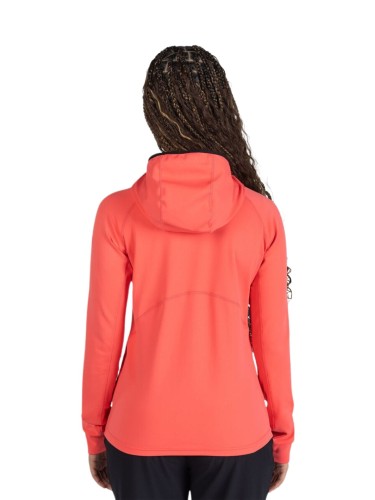 Kurtka damska z kapturem Rossignol Thin Midlayer różowy