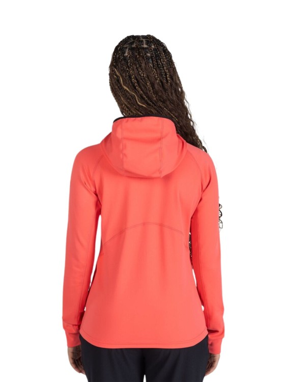 Kurtka damska z kapturem Rossignol Thin Midlayer różowy