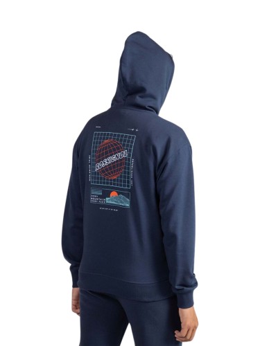 Bluza męska z kapturem Rossignol Waterfall granatowa
