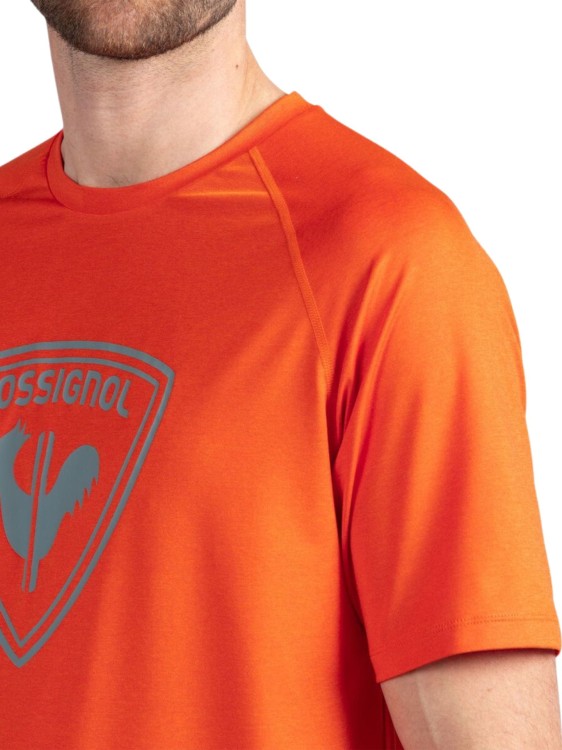Koszulka męska Rossignol Westweg Shield pomarańczowa