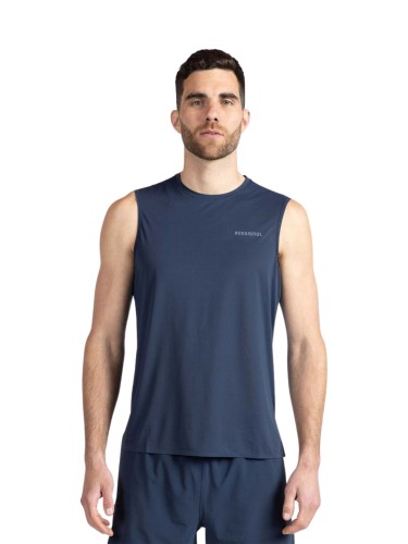 Koszulka do biegania męska Rossignol Sapa Tank granatowa