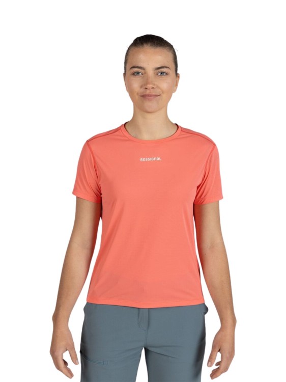 Koszulka damska Rossignol Sidelhorn różowa