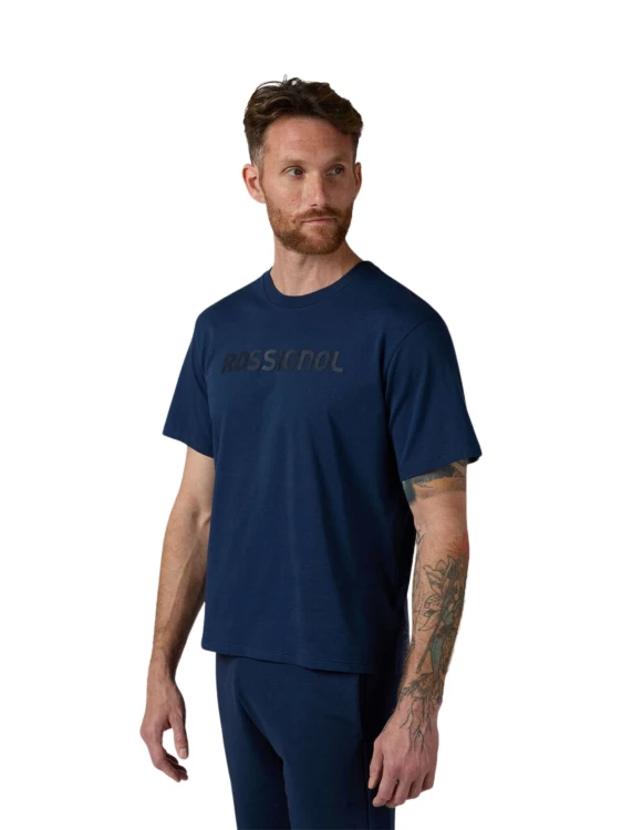 Koszulka męska Rossignol Prarion granatowa