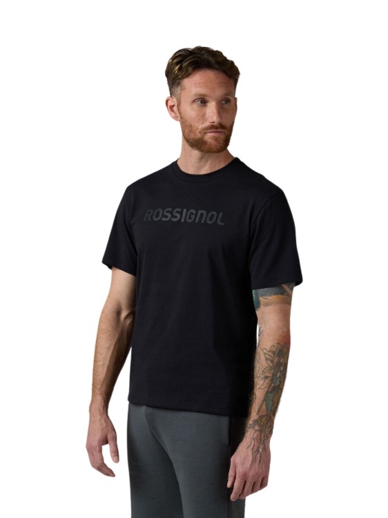 Koszulka męska Rossignol Prarion czarna