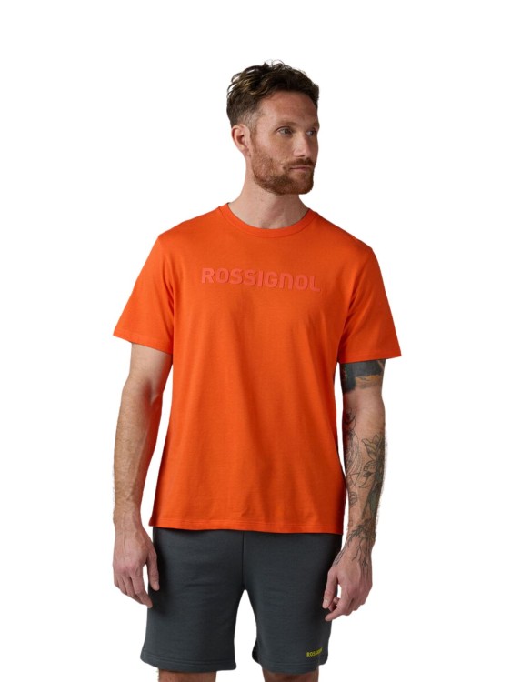Koszulka męska Rossignol Prarion pomarańczowa
