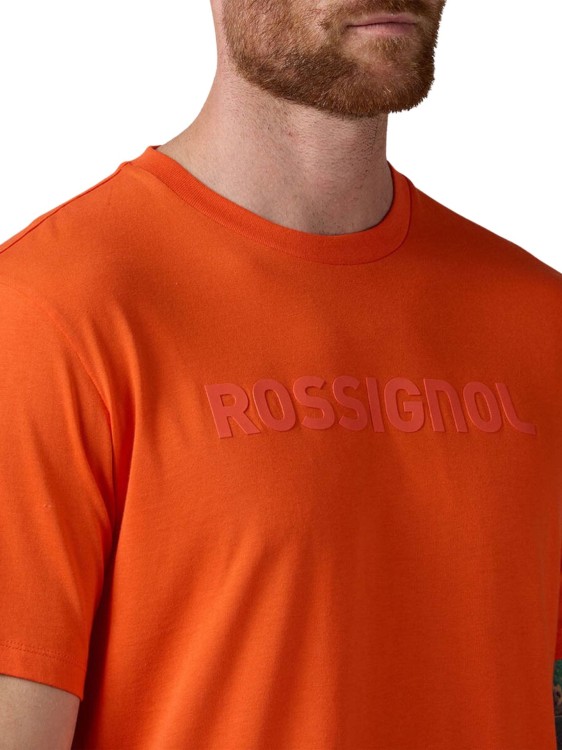 Koszulka męska Rossignol Prarion pomarańczowa