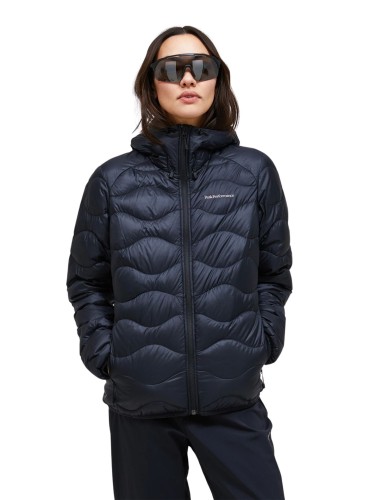 Kurtka Peak Performance puchowa damska Helium Down Hood Jacket czarna