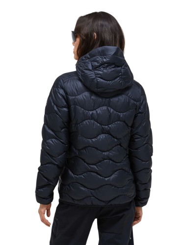 Kurtka Peak Performance puchowa damska Helium Down Hood Jacket czarna
