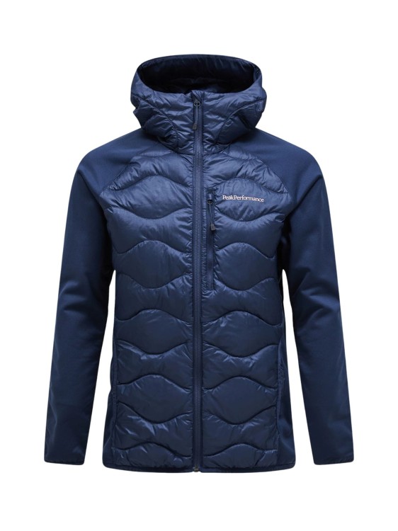 Kurtka puchowa męska Peak Performance Helium Hybrid Down Hood blue shadow