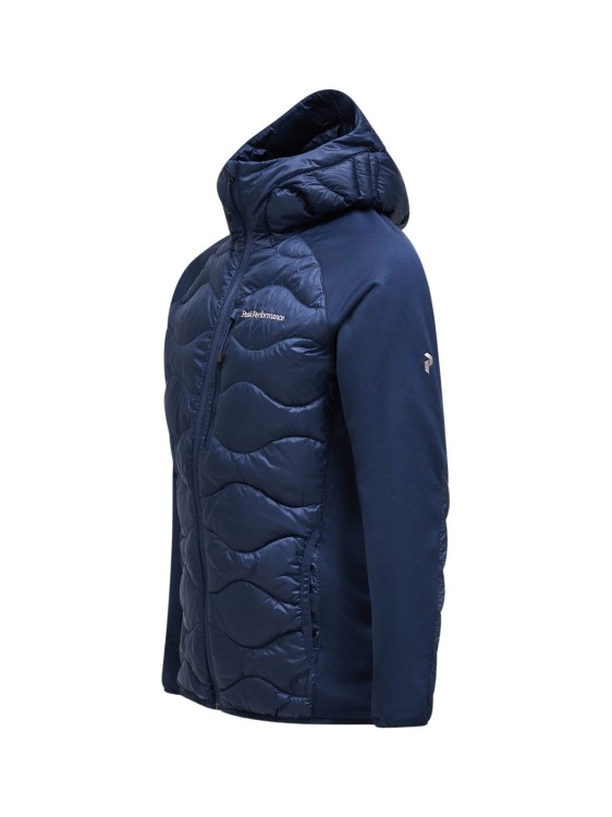 Kurtka puchowa męska Peak Performance Helium Hybrid Down Hood blue shadow