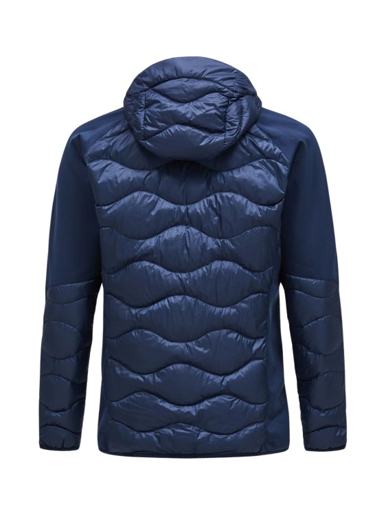 Kurtka puchowa męska Peak Performance Helium Hybrid Down Hood blue shadow