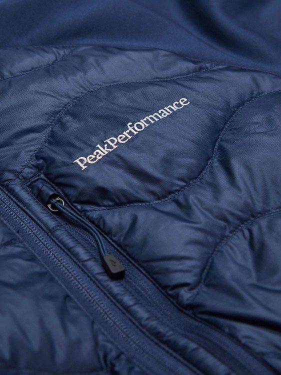Kurtka puchowa męska Peak Performance Helium Hybrid Down Hood blue shadow