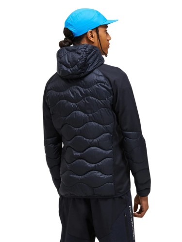 Kurtka Peak Performance puchowa męska Helium Down Hybrid Hood czarna