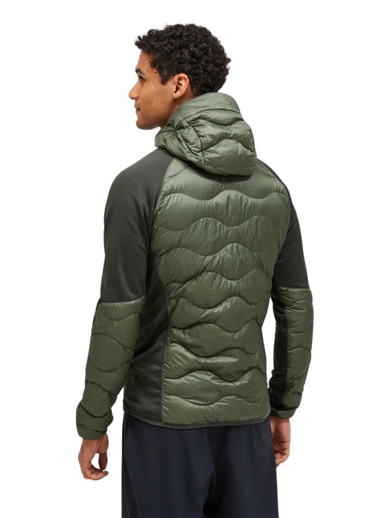 Kurtka puchowa męska Peak Performance Helium Hybrid Down Hood pine needle
