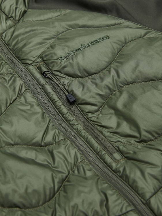 Kurtka puchowa męska Peak Performance Helium Hybrid Down Hood pine needle