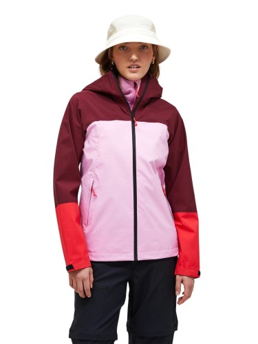 Kurtka Peak Performance damska Trail HIPE® 2.5L Shell różowa