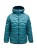 Kurtka Peak Performance męska Helium Down Hood Jacket turkusowa
