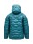 Kurtka Peak Performance męska Helium Down Hood Jacket turkusowa