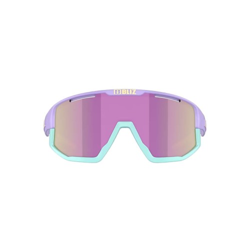 Okulary przeciwsłoneczne Bliz Fusion pastel purple/yellow logo/brown pink