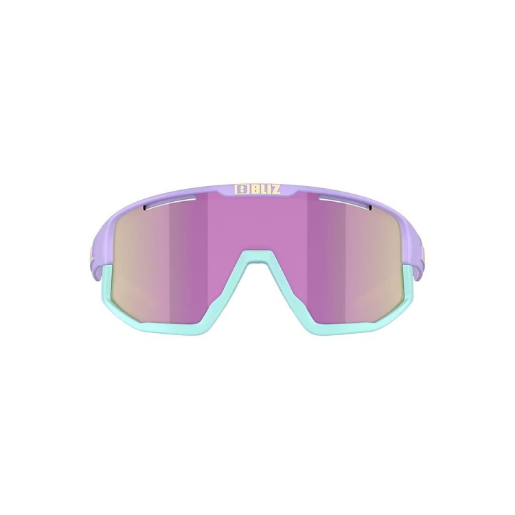 Okulary przeciwsłoneczne Bliz Fusion pastel purple/yellow logo/brown pink