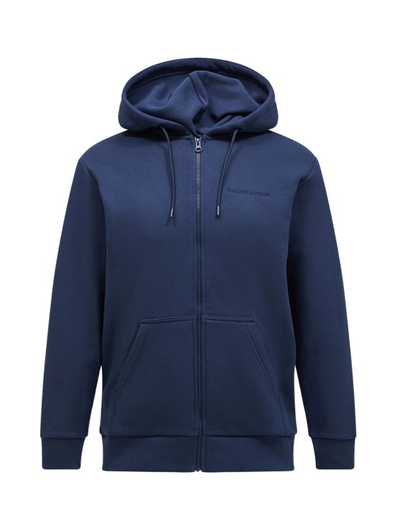 Bluza Peak Performance męska Original Small Logo Zip granatowa