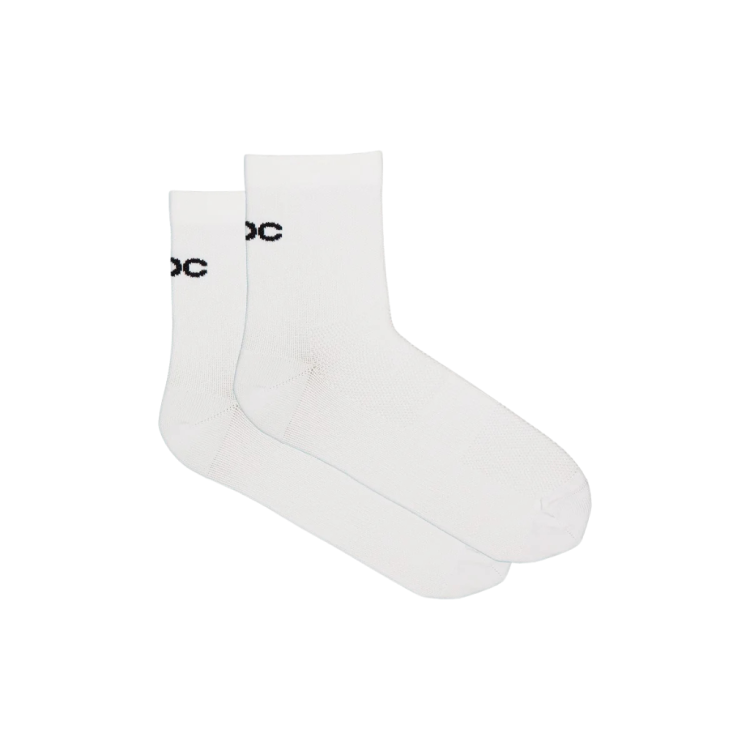 Skarpety rowerowe POC Cadence Road Short Socks białe