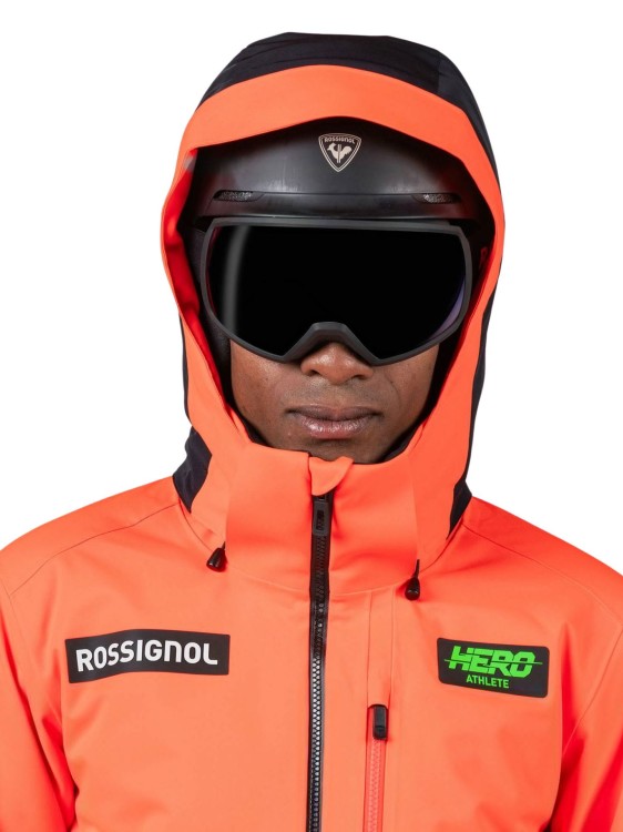 Kurtka narciarska Rossignol Hero Blackside Insulated Neon Red