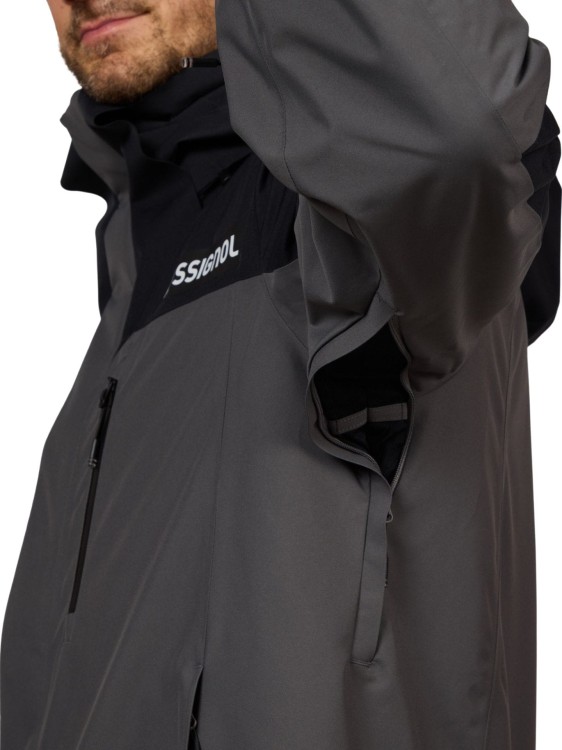 Kurtka narciarska Rossignol Hero Velika Insulated Onyx Grey