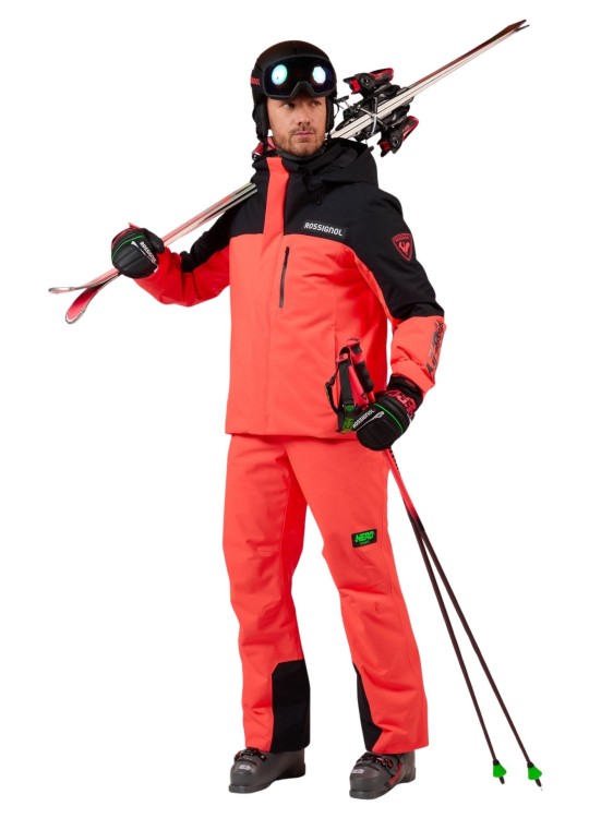 Spodnie narciarskie Rossignol Hero Insulated Ski Pant Neon Red