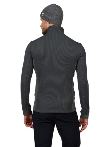 Bluza Rossignol męska Cieloalto Fleece FZ Onyx Grey