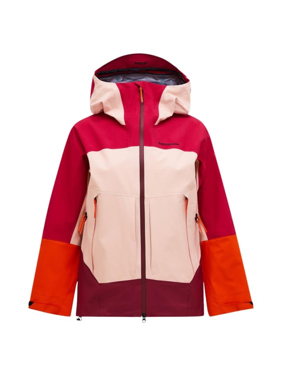 Kurtka Peak Performance damska W Vislight Gore-Tex C-Knit Tech Burgundy