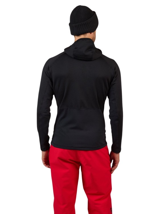 Bluza narciarska męska Rossignol Blackside FZH Fleece Black