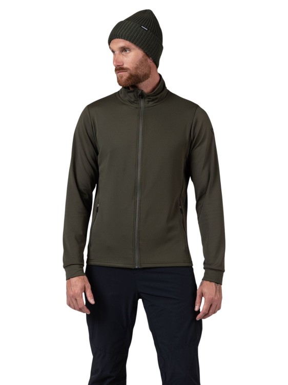 Bluza narciarska męska Rossignol Mid Layer Stretch Olive Shadow