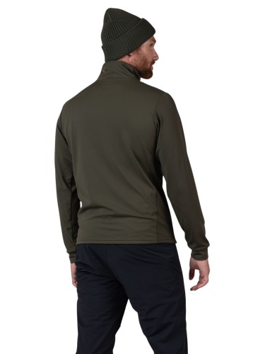 Bluza narciarska męska Rossignol Mid Layer Stretch Olive Shadow