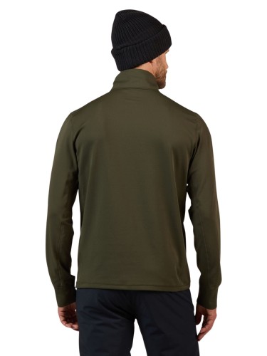 Bluza męska Rossignol Stretch Half-Zip Mid Layer Olive Shadow