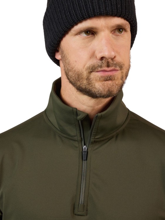 Bluza męska Rossignol Stretch Half-Zip Mid Layer Olive Shadow