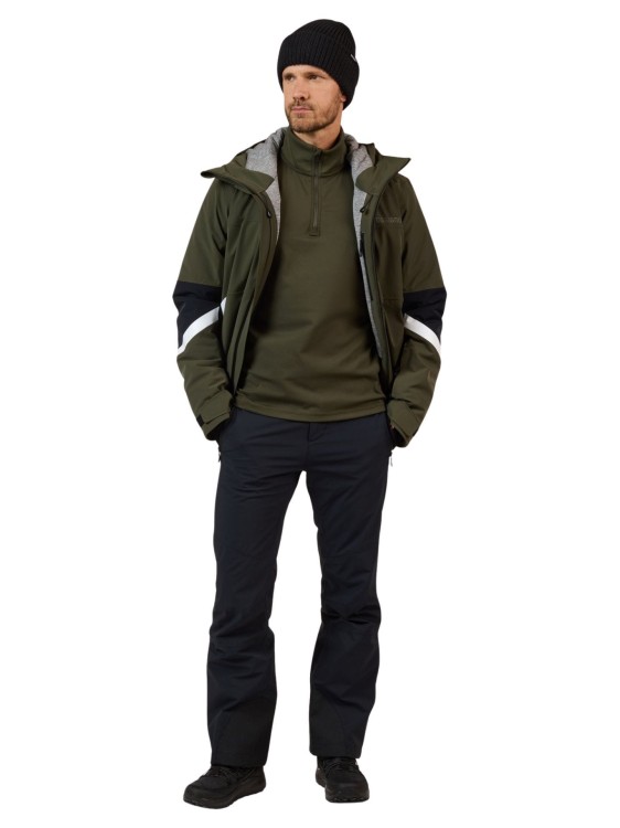 Bluza męska Rossignol Stretch Half-Zip Mid Layer Olive Shadow