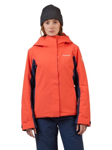 Kurtka narciarska damska Rossignol Velika Insulated Orange Flame