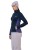 Bluza narciarska damska Rossignol Blackside Mix Full-Zip Fleece Future Blue