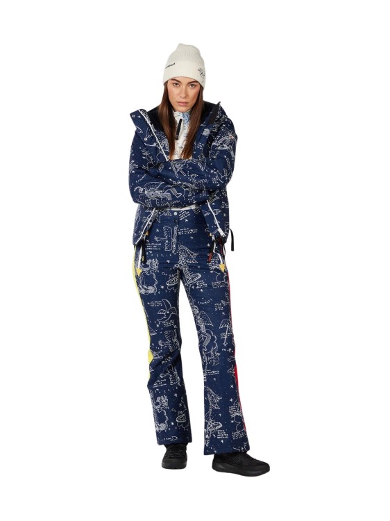 Spodnie narciarskie damskie Rossignol JCC Sublim Snow Angel Cosmic Print