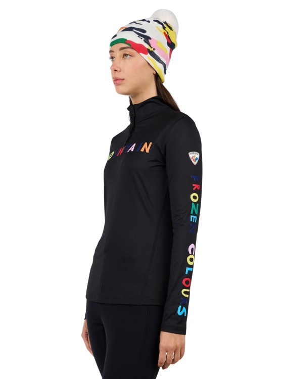 Bluza narciarska damska Rossignol JCC Booster Half-Zip Black