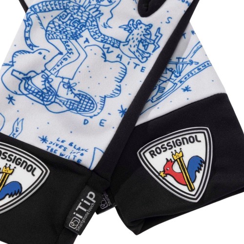 Rękawiczki damskie Rossignol JCC iTips Snow Angel Artic Print