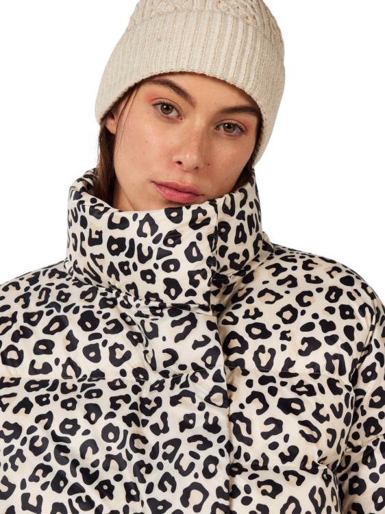 Kurtka puchowa damska Rossignol Aretu Allover Down Nature Wild Leopard Print