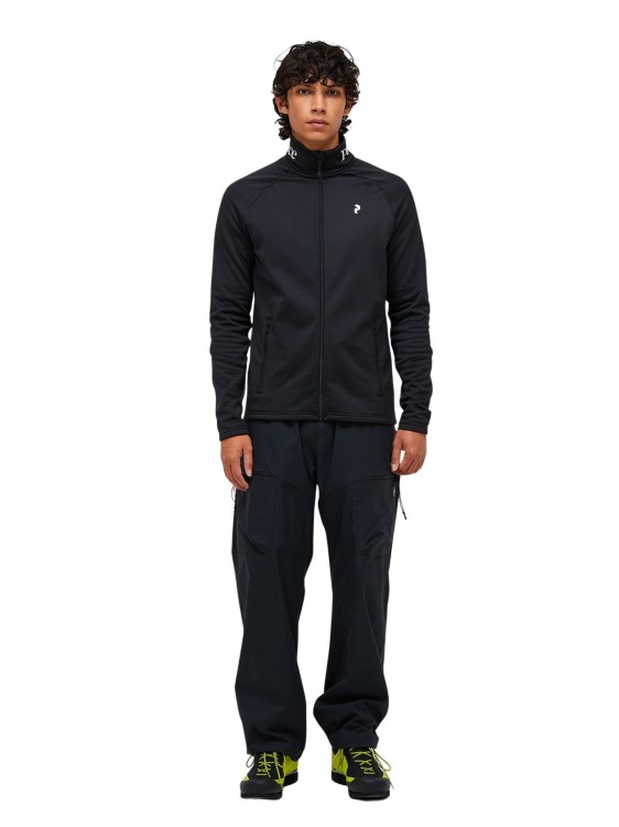 Bluza męska Peak Performance Rider Essentials Midlayer Zip black