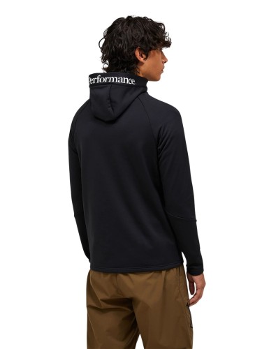 Bluza męska Peak Performance Rider Essentials Midlayer Zip Hood black