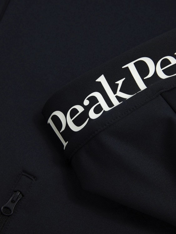 Bluza męska Peak Performance Rider Essentials Midlayer Zip Hood black