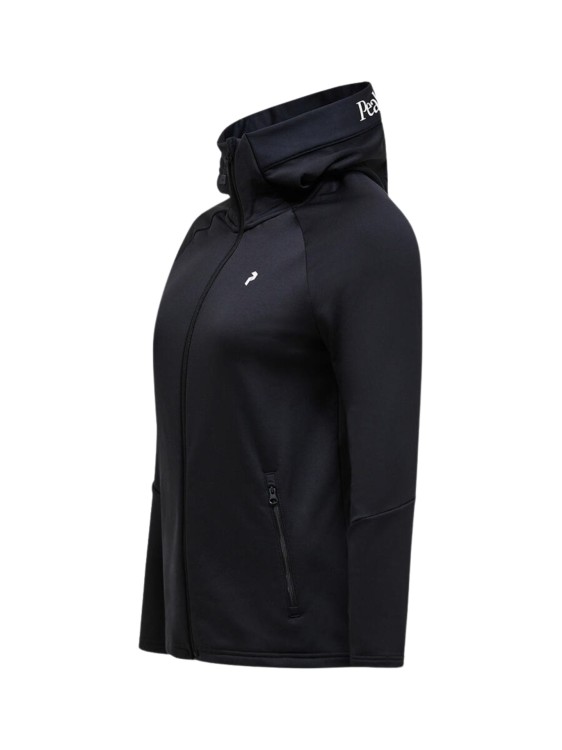 Bluza Peak Performance damska W Rider Essentials Zip Hood Jacket Black