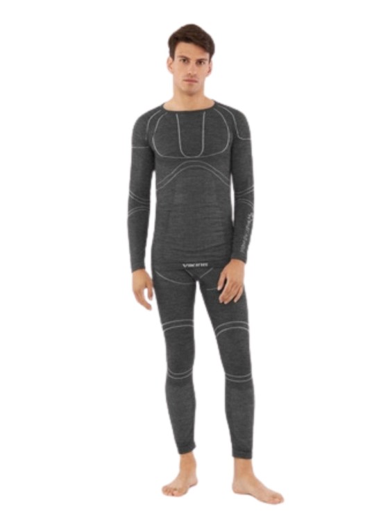 Bielizna Termoaktywna Viking Base Layer Viking Lan Pro Set Szara